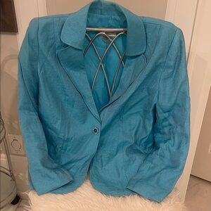 Elegant Blue Women's Jacket